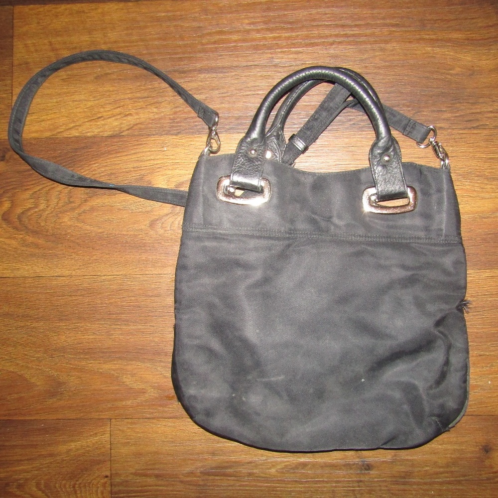 Talbots Black Purse Strap hand bag Silver - Picture 2 of 7